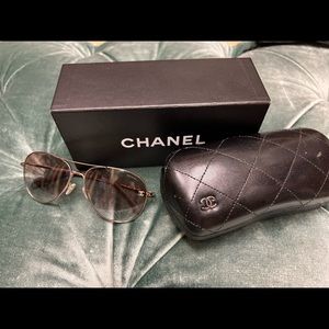 Authentic Chanel Sunglasses. Worn once-new-like condition.